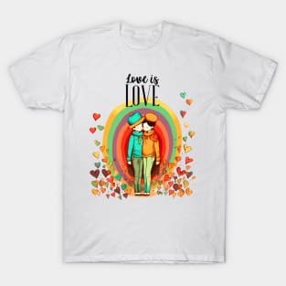 LGBTQ+ Gay Pride Month: Love is Love T-Shirt